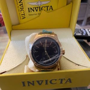 Invicta gold plated watch